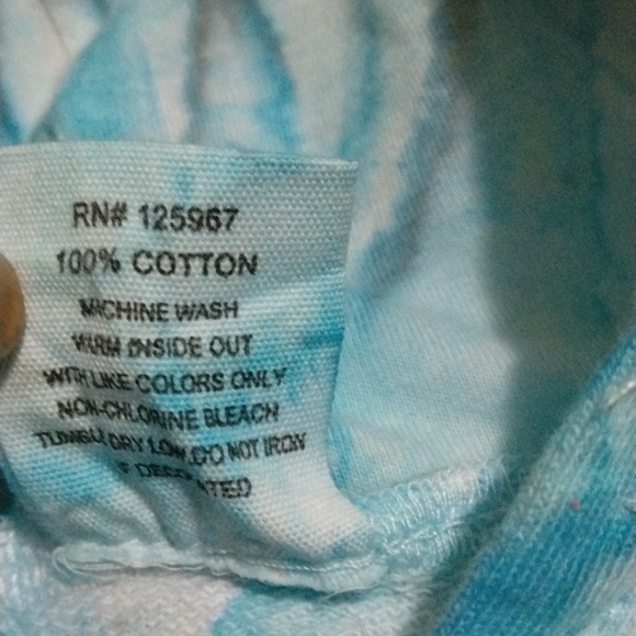 Tie dye sweatshirt crop top blue and Gray size large - Picture 11 of 12